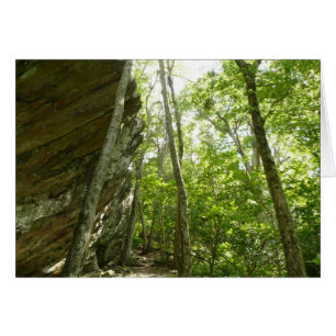 Frazier Rockvägg i Shenandoah National Park Hälsningskort