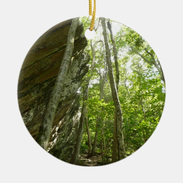 Frazier Sten Wall i Shenandoah nationalpark Julgransprydnad Keramik (Framsidan)