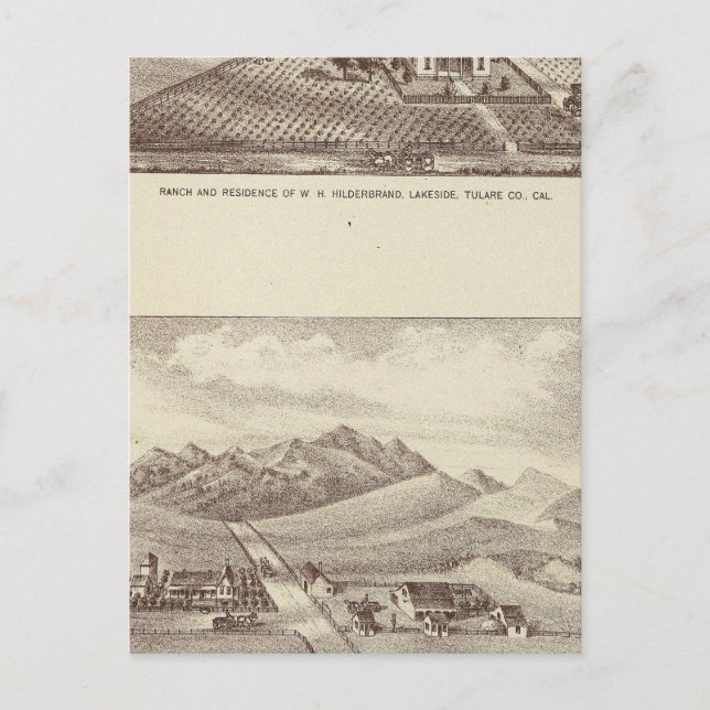 Frazier Valley, Lakeside ranches Vykort (Framsida)