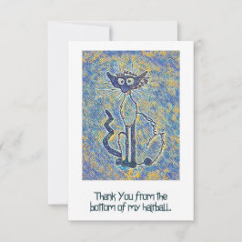 Frazzed Cat - tackkort Tack Kort