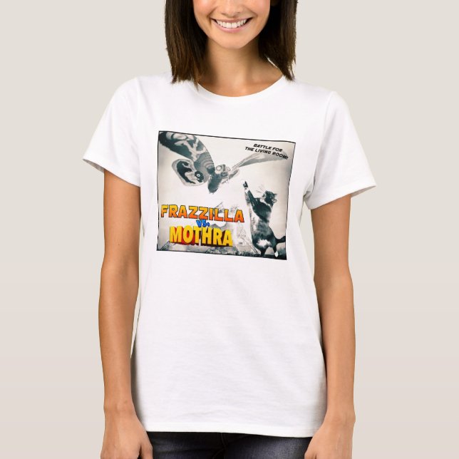 Frazzilla kattt-skjortor t-shirt (Framsida)