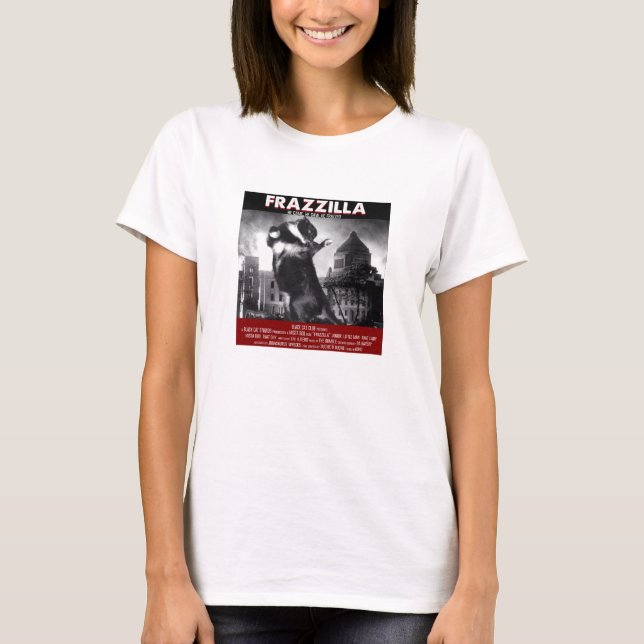 Frazzilla kattT-tröja T Shirt (Framsida)