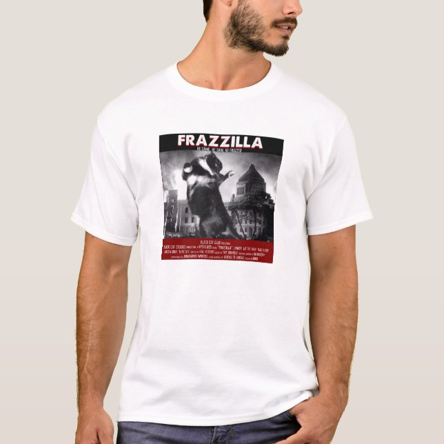 Frazzilla kattT-tröja Tee Shirt (Framsida)