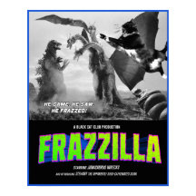 Frazzilla mot den tredelade skink! Poster film