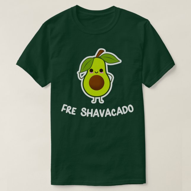 Fre Shavacado Funny Fresh Avocado Joke Pun Food Lo T Shirt (Design framsida)