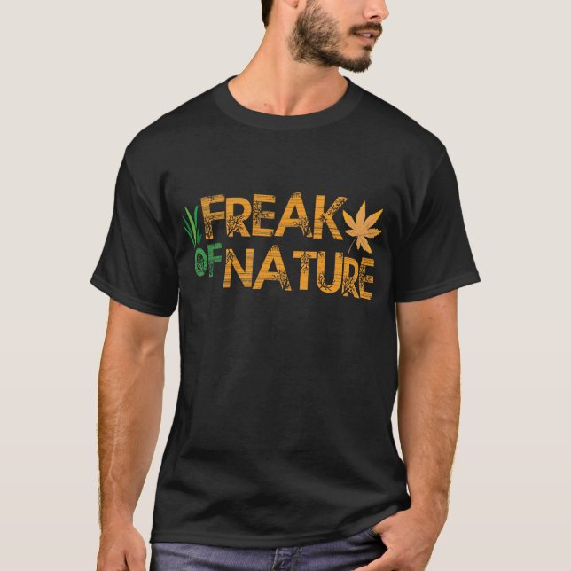 Freak av naturen t shirt (Framsida)