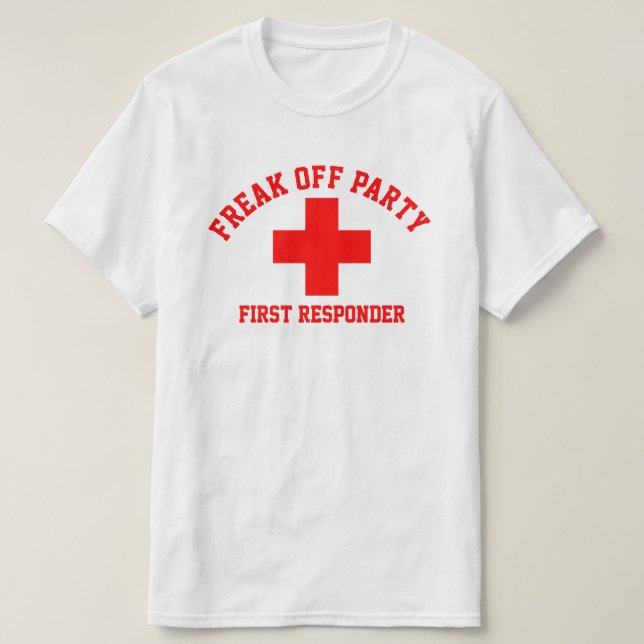 Freak av Party första svarare T-Shirt (Design framsida)