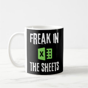Freak för räkenskapsblad i Lakan NERD Kaffemugg