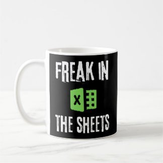 Freak för räkenskapsblad i Lakan NERD Kaffemugg