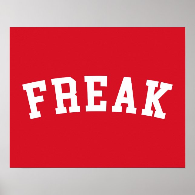 Freak funny offert poster (Framsidan)