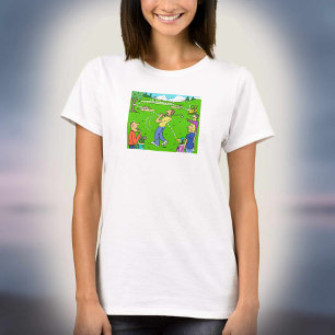 Freak Golf Shot Rebounds Tee