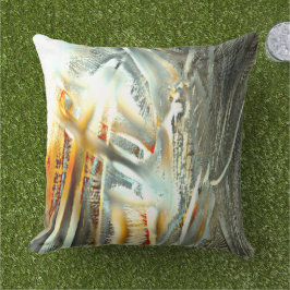 Freak grått struktur-bränningsdelar till digitalut kudde