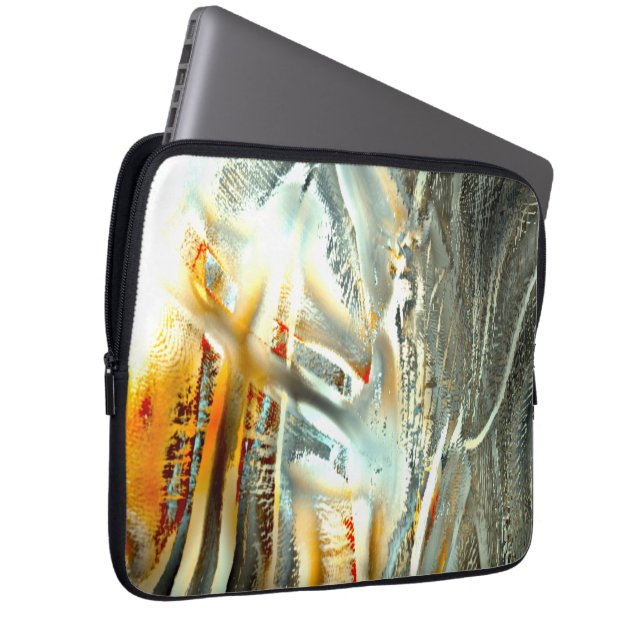 Freak grått struktur-bränningsdelar till digitalut laptop fodral (Framsidan Höger)