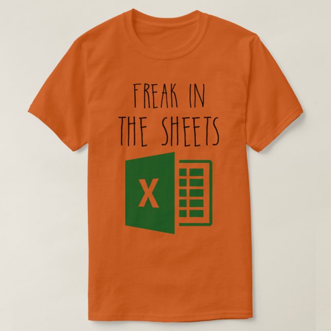 Freak i den Lakan börsrevisorn T Shirt (Design framsida)