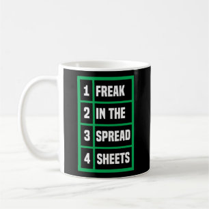 Freak i Excel Lakan Office-skämt i kalkylblad Kaffemugg