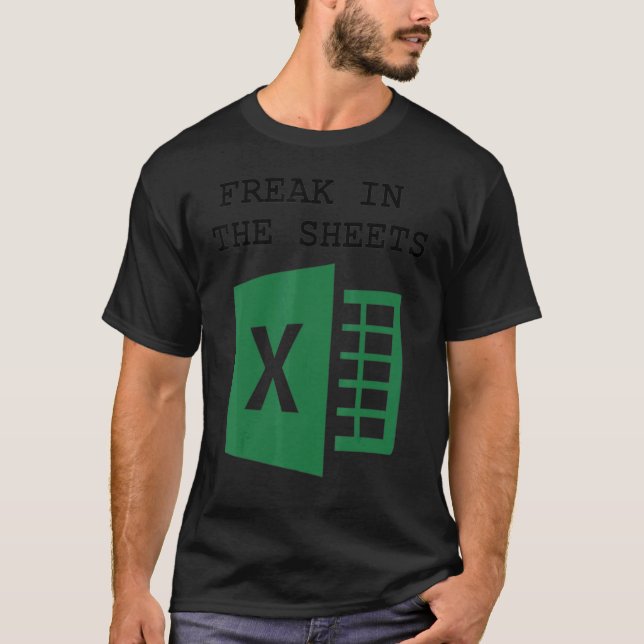 Freak i Excel-Lakanen T Shirt (Framsida)