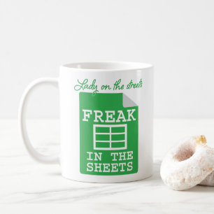 Freak i kalkylbladet Lakan Kaffemugg