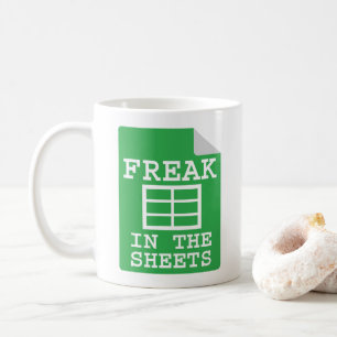 Freak i kalkylbladet Lakan Kaffemugg