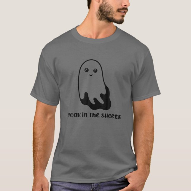 FREAK I LAKAN Funny Ghost Costume Halloween T Shirt (Framsida)