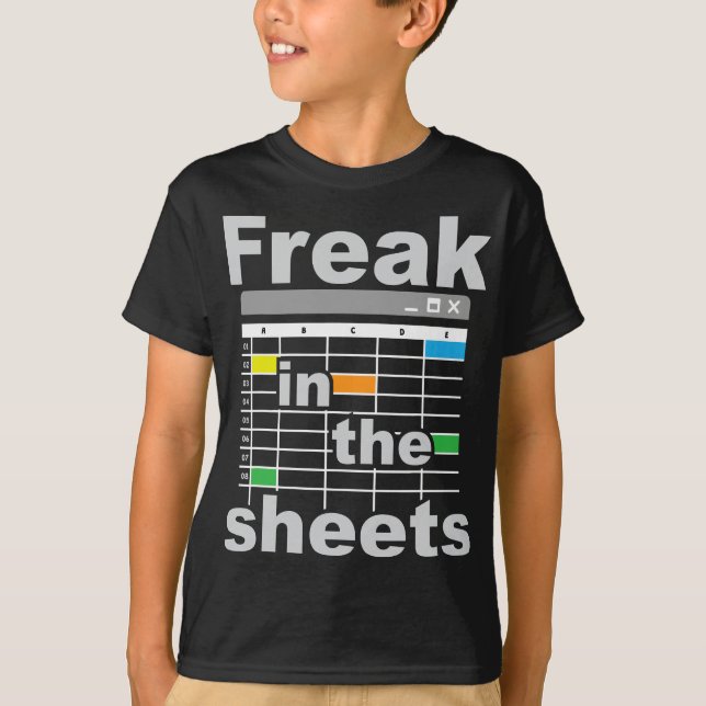 Freak i Lakan - Lustigt räkenskapsanalytiker Sec. T Shirt (Framsida)