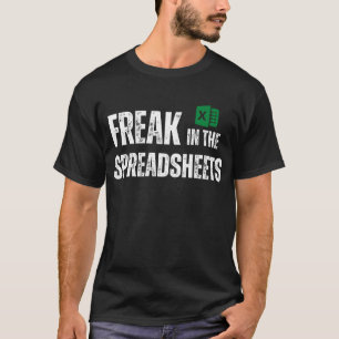 Freak i tabelldokument t shirt