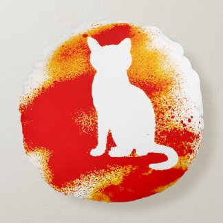 Freak Meow-t Fur Sure Rund Kudde