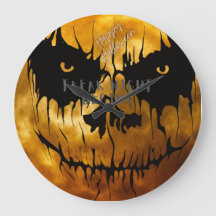 "Freak Natt Börjar" Happy halloween Wall Clock