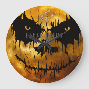  "Freak Natt Börjar" Happy halloween Wall Clock Stor Klocka