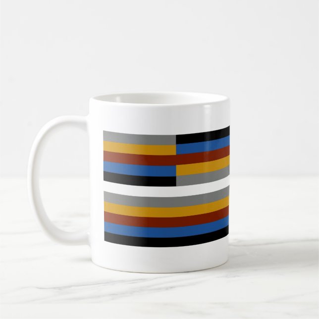Freak Pride Flagga Kaffemugg (Vänster)