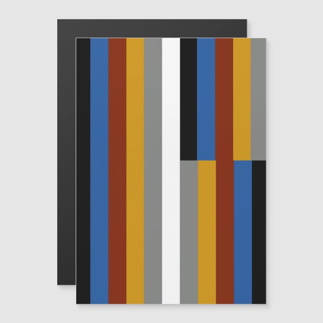 Freak Pride Flagga Magnetisk Inbjudningskort (Fram/baksida)