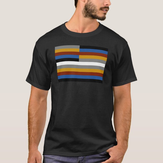 Freak Pride Flagga T Shirt (Framsida)