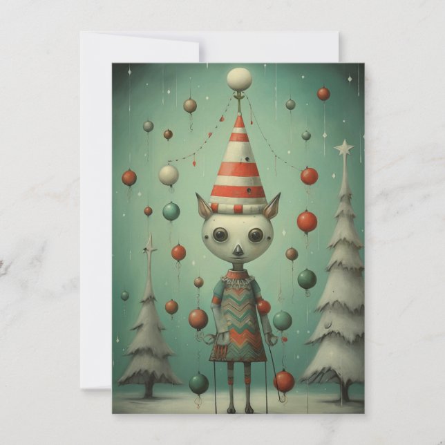 Freak Show Christmas Card Julkort (Framsida)