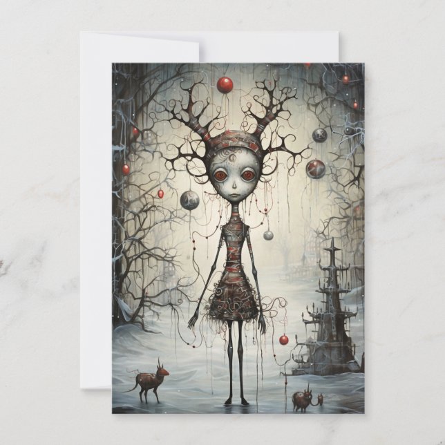 Freak Show Christmas Cards Julkort (Framsida)