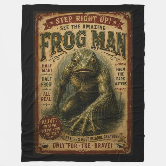 Freak Sideshow Paranormal Fleecefilt (Framsidan)
