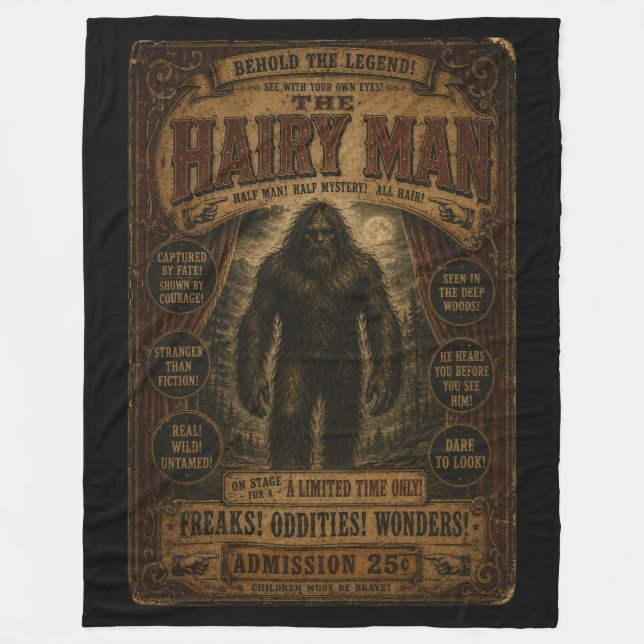 Freak Sideshow Paranormal Fleecefilt (Framsidan)