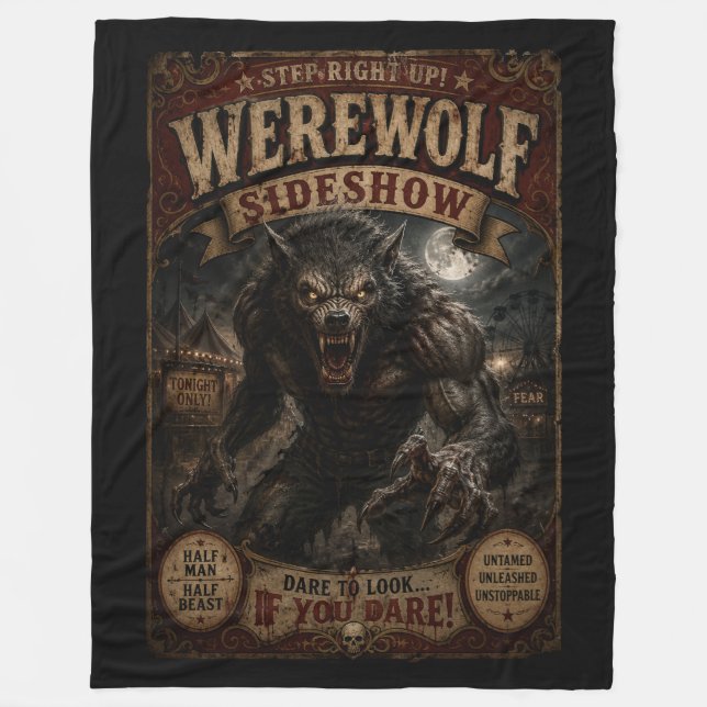 Freak Sideshow Paranormal Fleecefilt (Framsidan)