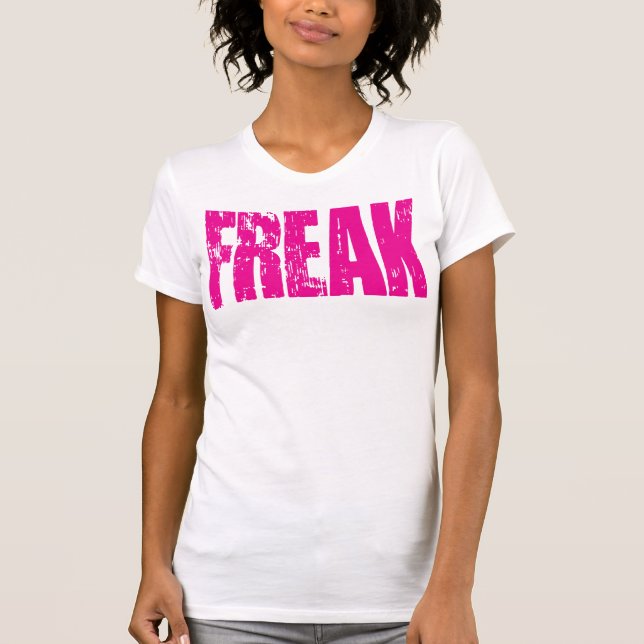 FREAK T-skirt - Rosa T-shirt (Framsida)