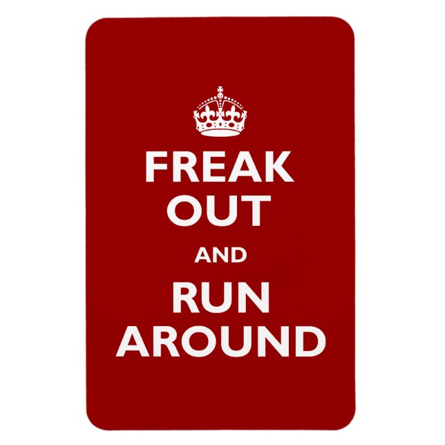 Freak ut och Springa runt Magnet (Vertikal)