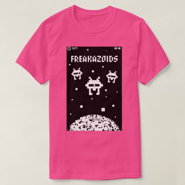 FREAKAZOIDS Arcade-spel T Shirt (Design framsida)