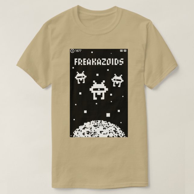 FREAKAZOIDS Arcade-spel T Shirt (Design framsida)