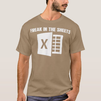 Freaken för räkenskapsblad i Lakan N T Shirt