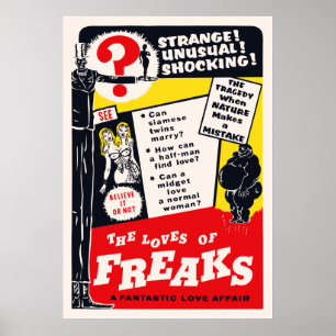 Freakernas Kärlek Poster