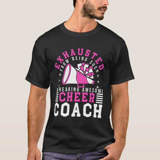 Freaking Fantastisk Cheer Coach Cheerlead Cheerlea T Shirt (Framsida)