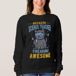 Freaking Fantastisk Science Teacher Cat Chemistry T Shirt