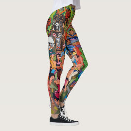 Freakshow damasker leggings