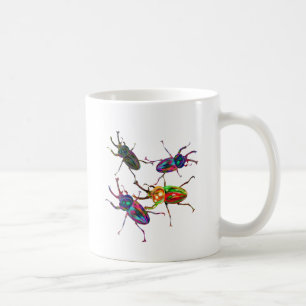 Freaky Coola Rainbow Stag Beetles Kaffemugg
