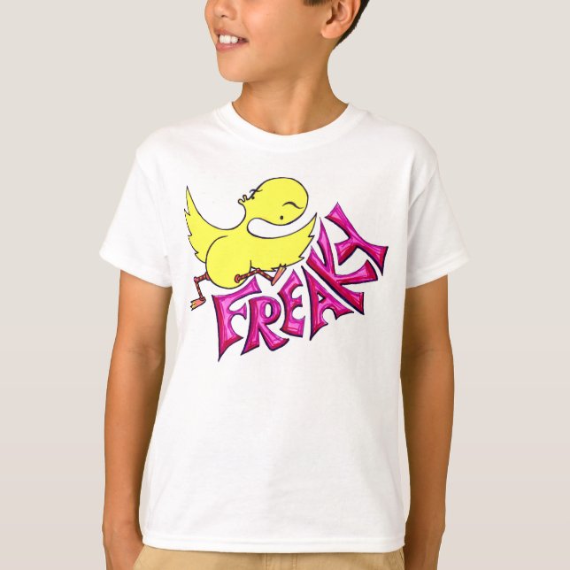 Freaky fågel t-shirt (Framsida)
