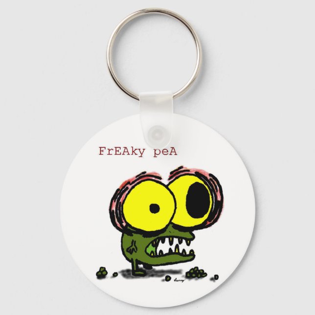 Freaky Pea Keychain Nyckelring (Framsida)