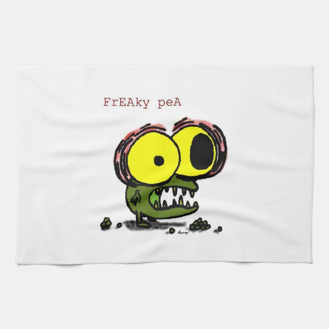 Freaky Pea Kitchen Towel Kökshandduk (Horisontell)