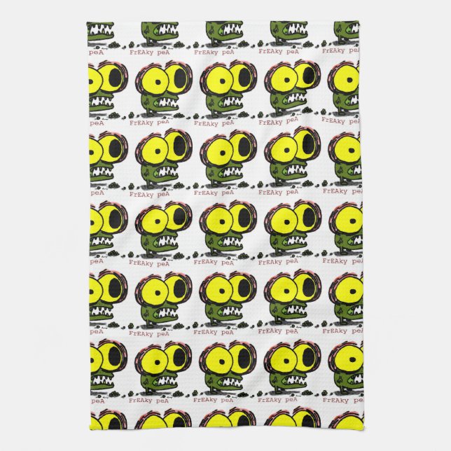 Freaky Pea Kitchen Towel Kökshandduk (Vertikal)